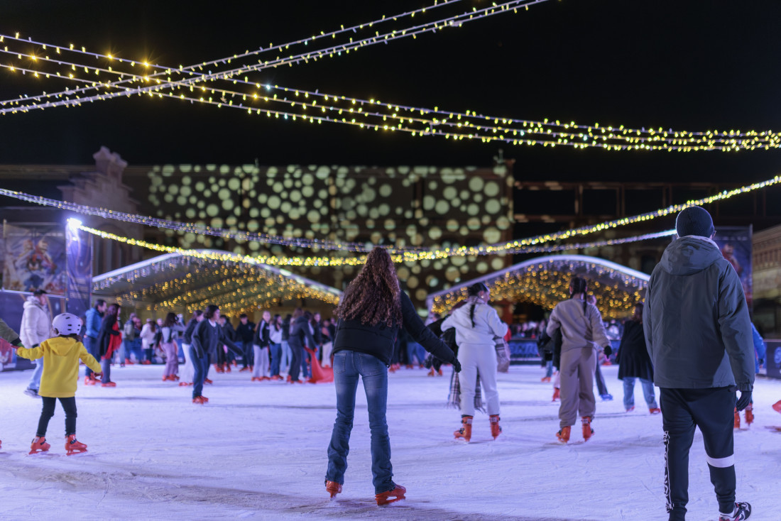 Pista de hielo de Matadero Madrid