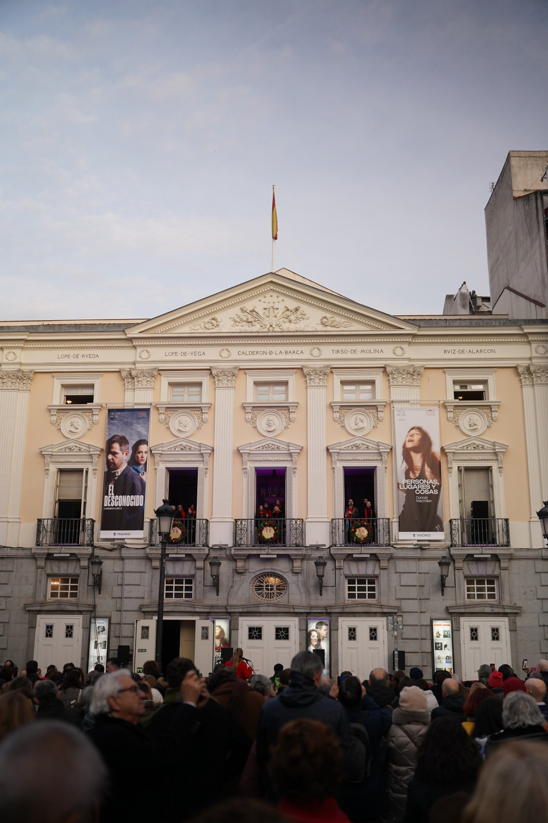 All4Gospel Choir en los balcones del Teatro Español
