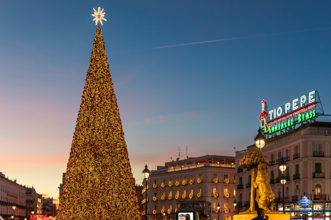 Puerta del Sol en Navidad