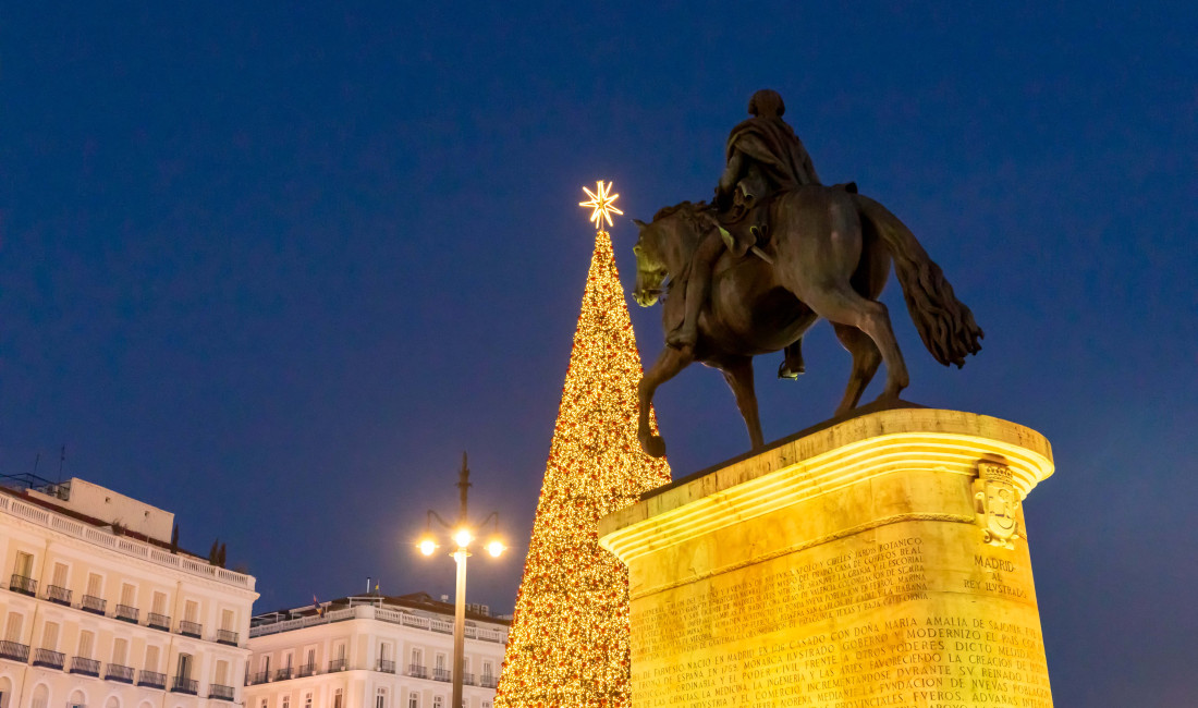 Puerta del Sol en Navidad