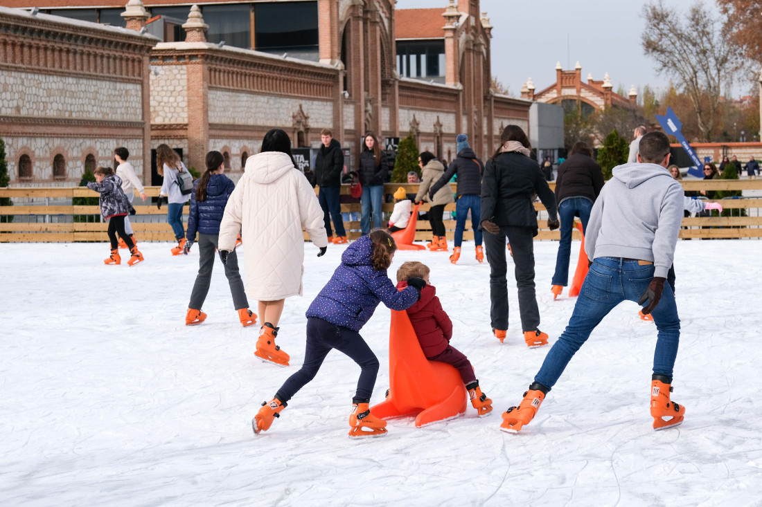 Pista de hielo de Matadero Madrid